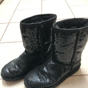 UGG sequined boots authentic 9